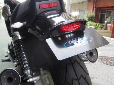 V-MAX1200 ワイズギア メタルマックスリアフェンダー 中古美品 VMAX1200フェンダーレスキット