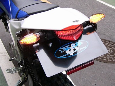 【中古】リアフェンダーレスキット　LEDナンバー灯つき WR250R，WR250X wr250x フェンダーレスキットの通販